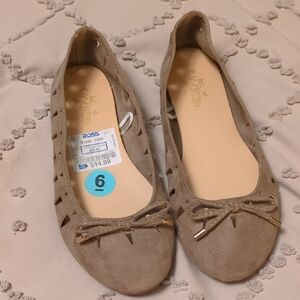 Self Esteem Women's Tan Ballet Flats